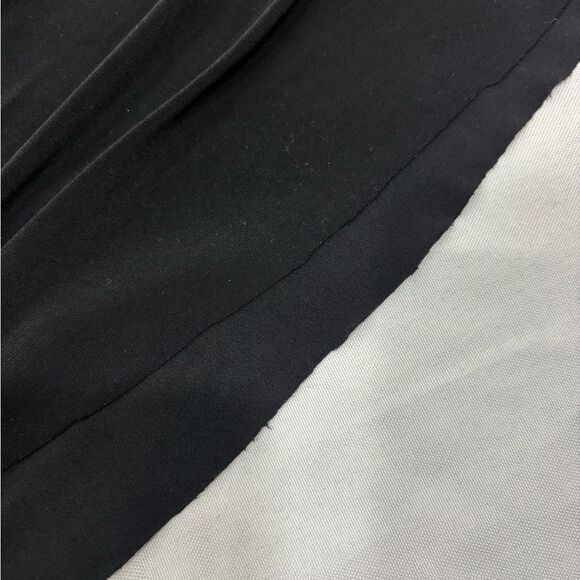 Last Tango Women’s Pants Black Stretch Extra Wide Leg Raw Hem - Picture 10 of 11